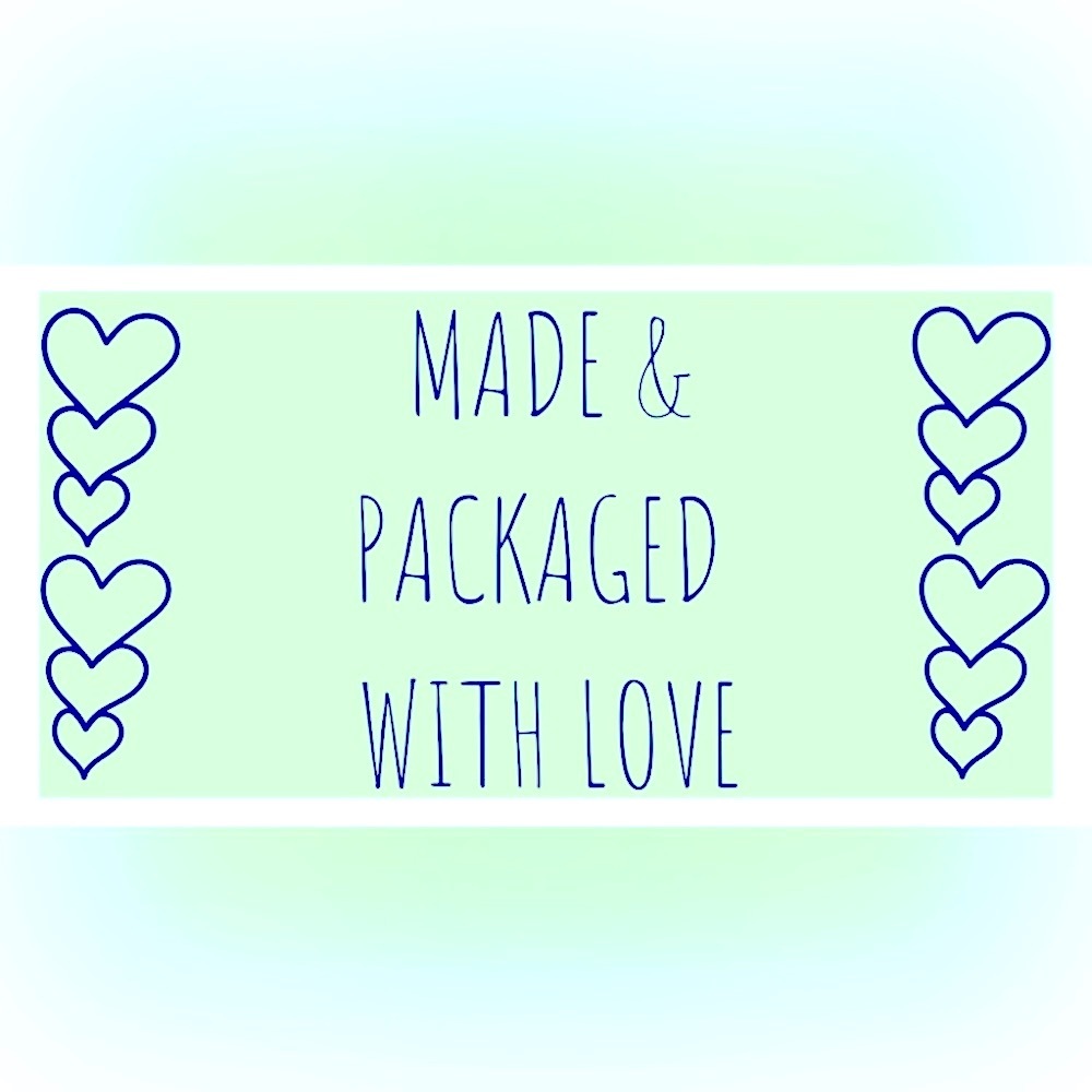 30 STICKERS - 2.25” x 1.25” - MADE & PACKAGED ‘WITH LOVE’